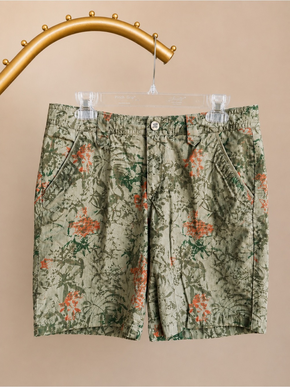 Eddie Bauer Floral Botanical Ripstop Shorts Women’s Size 8
